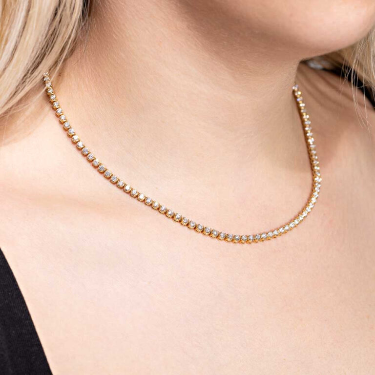 Why Lab Grown Diamond Tennis Necklaces Are Trending! –